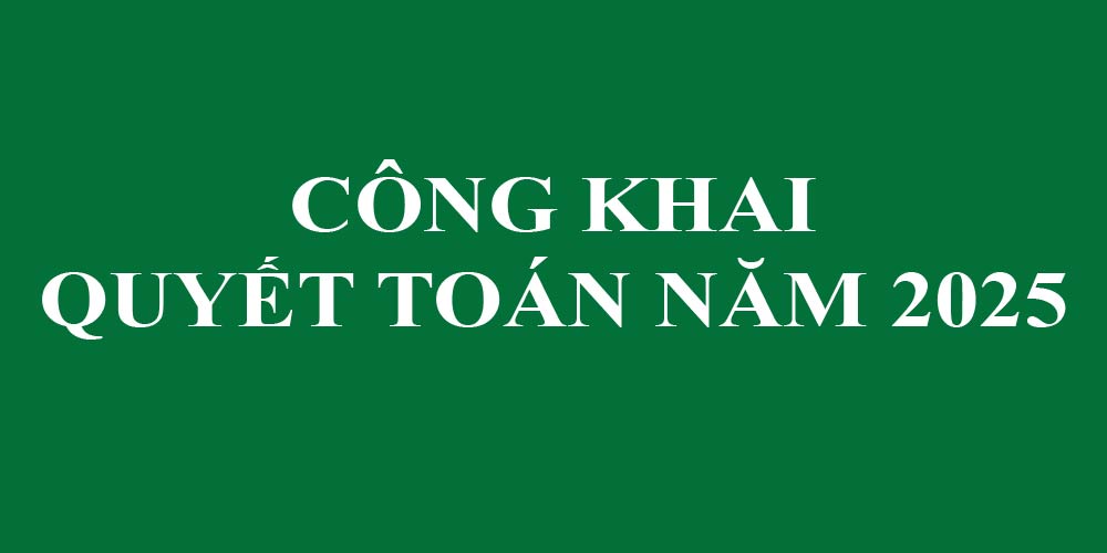 Công khai quyết toán Công khai quyết toán
