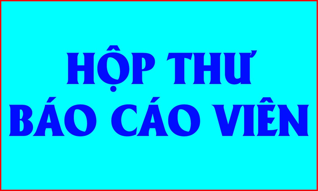 Hộp thư báo cáo viên Hộp thư báo cáo viên